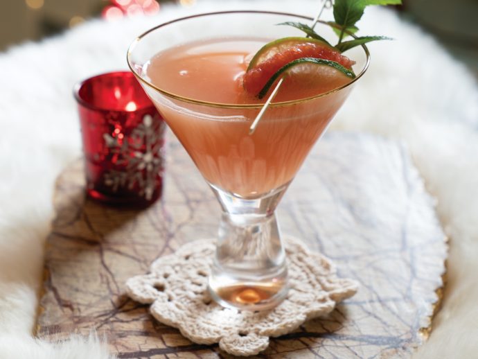 Grapefruit and Lychee Fizz
